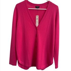 Talbots NWT Cashmere Cardigan, Pink, Button Up, Long Sleeve, Size Women Small